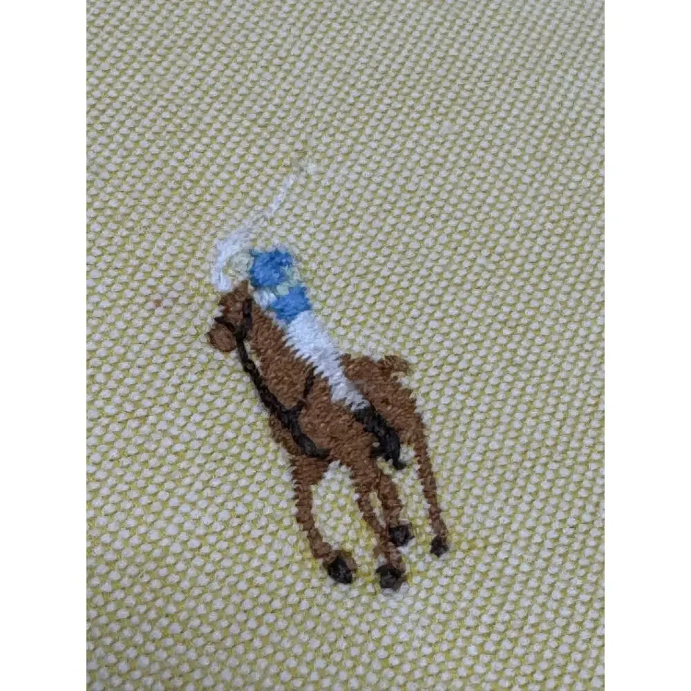 Polo Ralph Lauren Button Down Shirt size XL 17 1/2 -35 Yellow